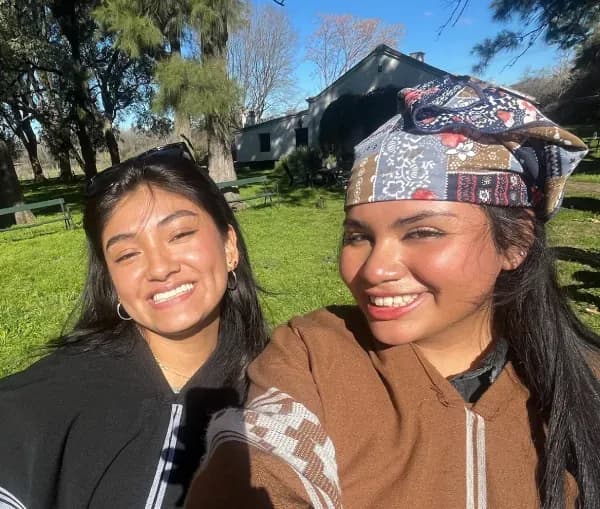 Lisette Valente Parra and Sarah Marín