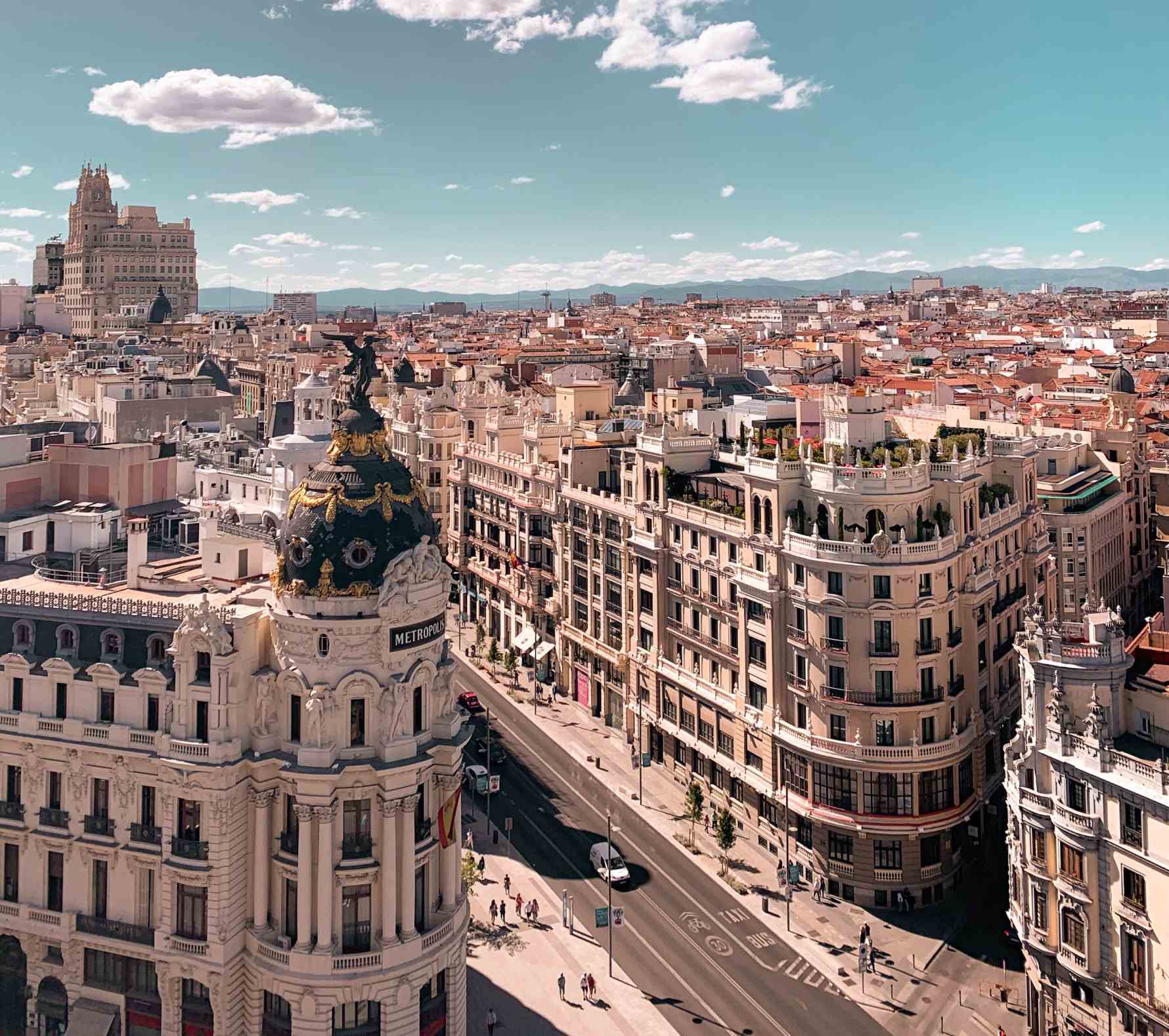 madrid city view